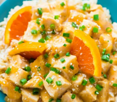 Crockpot-Orange-Chicken-with-orange-juice-458x399